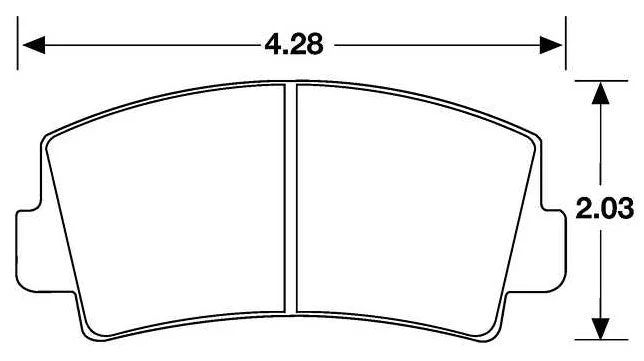 Hawk Performance HB150 Series Brake Pad
