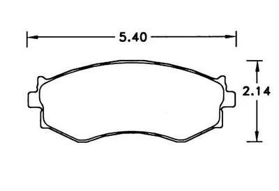 Hawk Performance HB235 Series Brake Pad