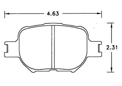 Hawk Performance HB328 Series Brake Pad
