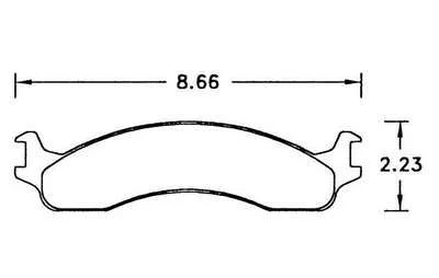 Hawk Performance HB334 Series Brake Pad