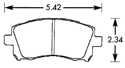 Hawk Performance HB352 Series Brake Pad