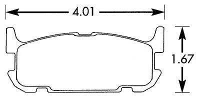 Hawk Performance HB468 Series Brake Pad