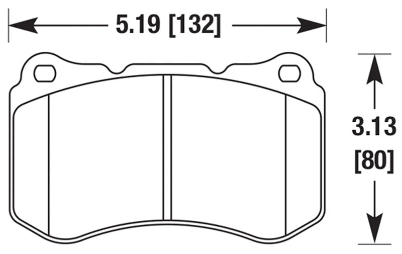 Hawk Performance HB530 Series Brake Pad