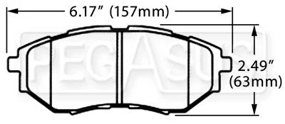 Hawk Performance HB533 Series Brake Pad