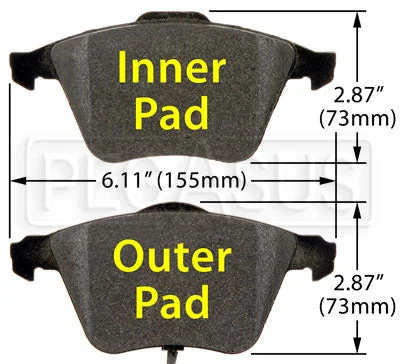 Hawk Performance HB538 Series Brake Pad