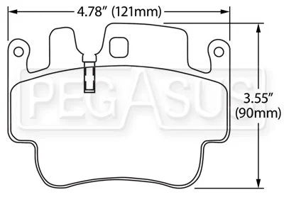 Hawk Performance HB550 Series Brake Pad