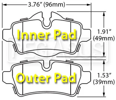 Hawk Performance HB574 Series Brake Pad