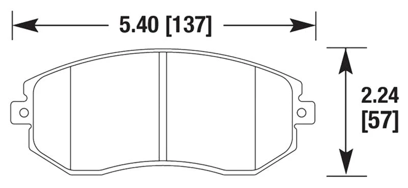 Hawk Performance HB711 Series Brake Pad