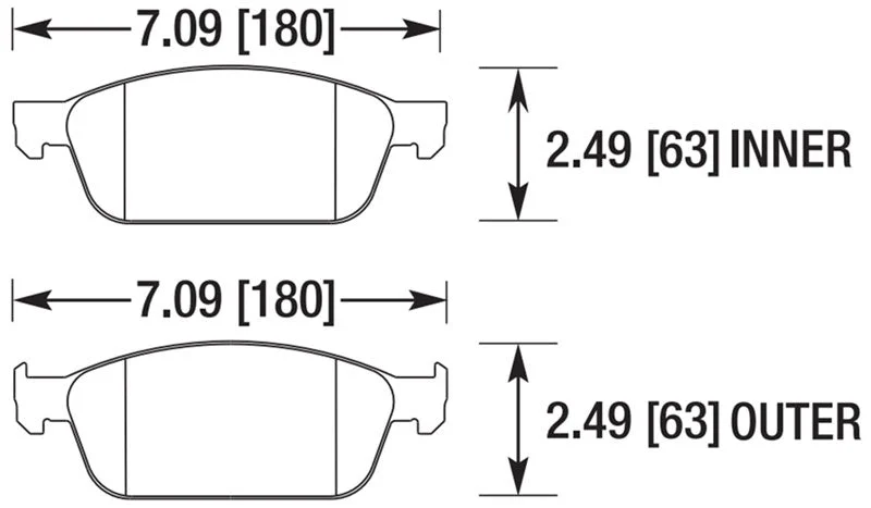 Hawk Performance HB712 Series Brake Pad