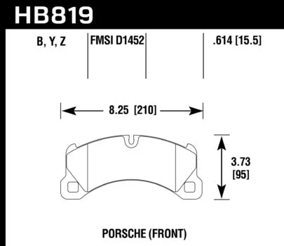 Hawk Performance HB819 Series Brake Pad