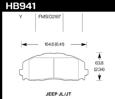 Hawk Performance HB941 Series Brake Pad
