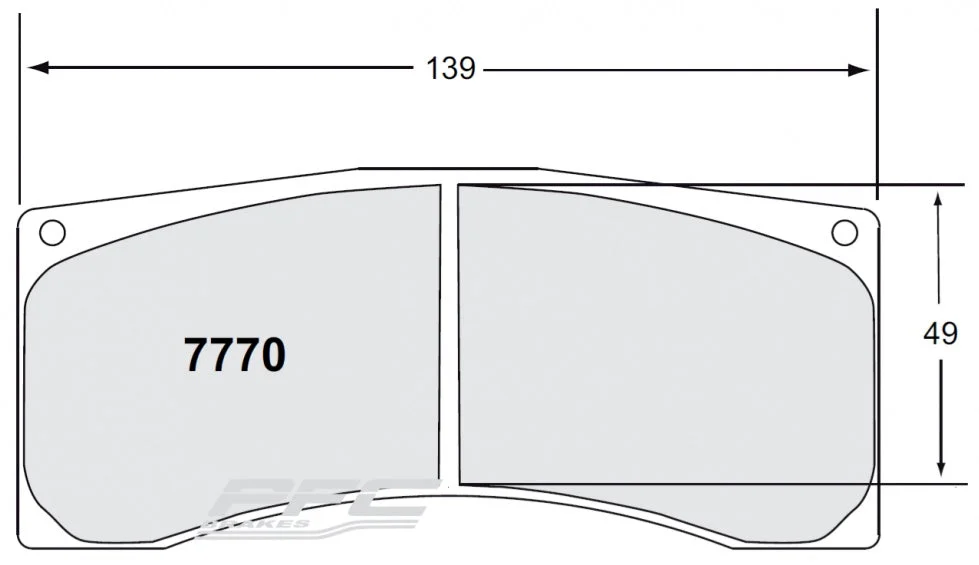 Performance Friction PFC Brake Pads 7770.XX.XX.44 (Rear)
