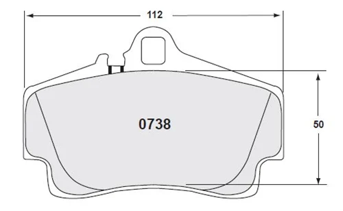 PFC Brake Pads 0738.XX.16.44 REAR