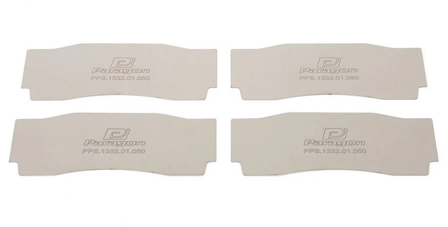 Alcon CAR97 / Mono6 Titanium Pad Heat Shields