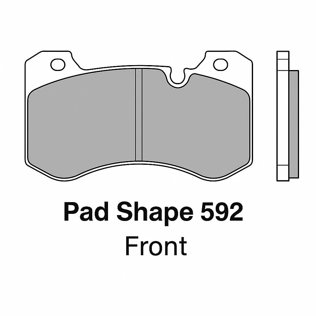 Girodisc GP-Series Pads No. 592 (Front)