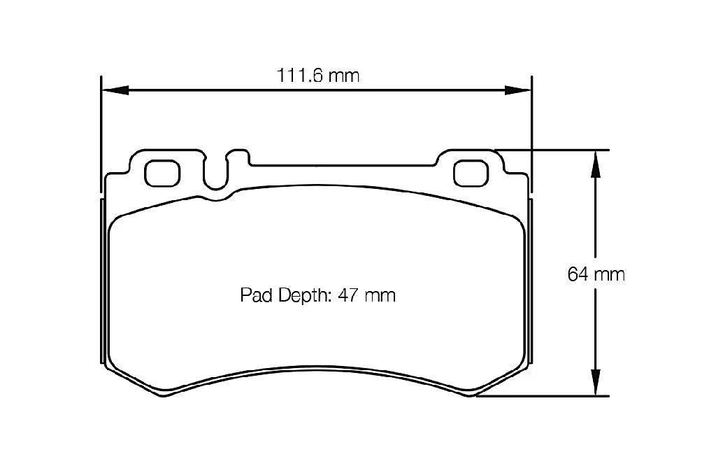 Pagid Racing Brake Pads No. 8031 (Rear)