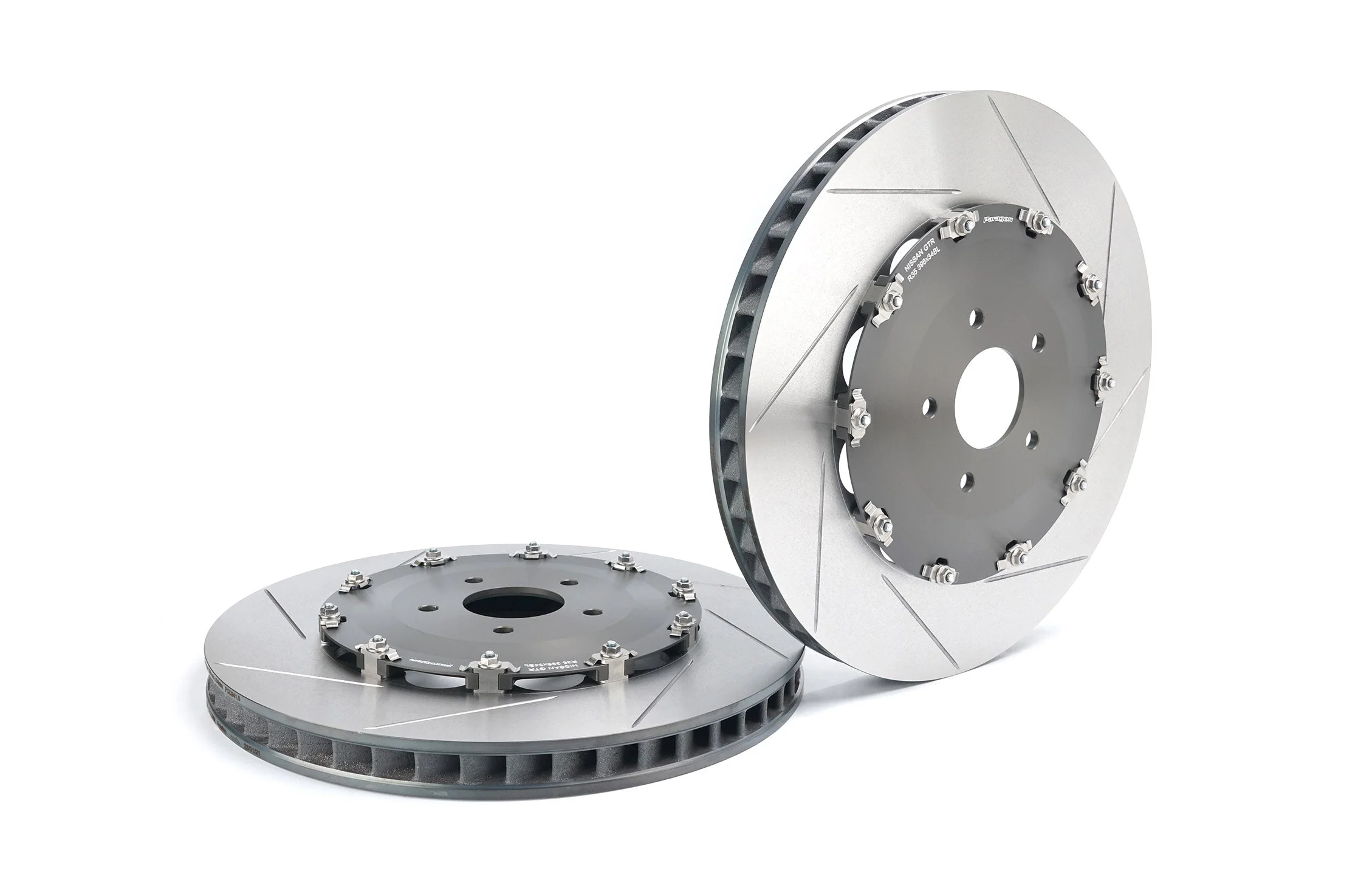 Nissan GT-R R35 - Larger Rotor (Front Pair) Performance 2-Piece Rotors + Optional Pad Bundle