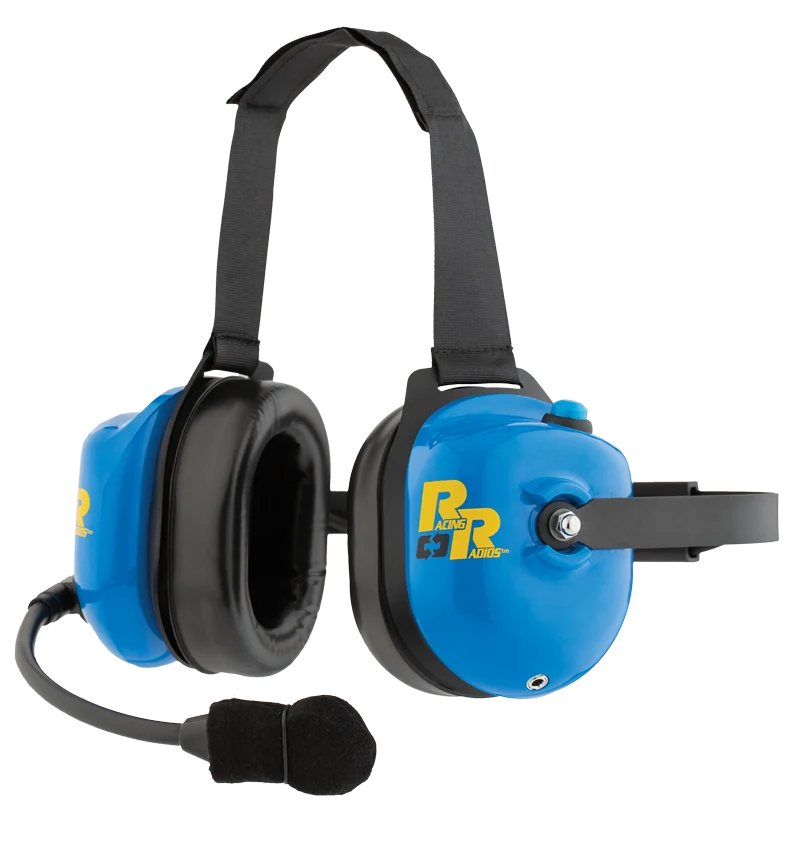 Racing Radios Two-Way Headset Premium Blue
