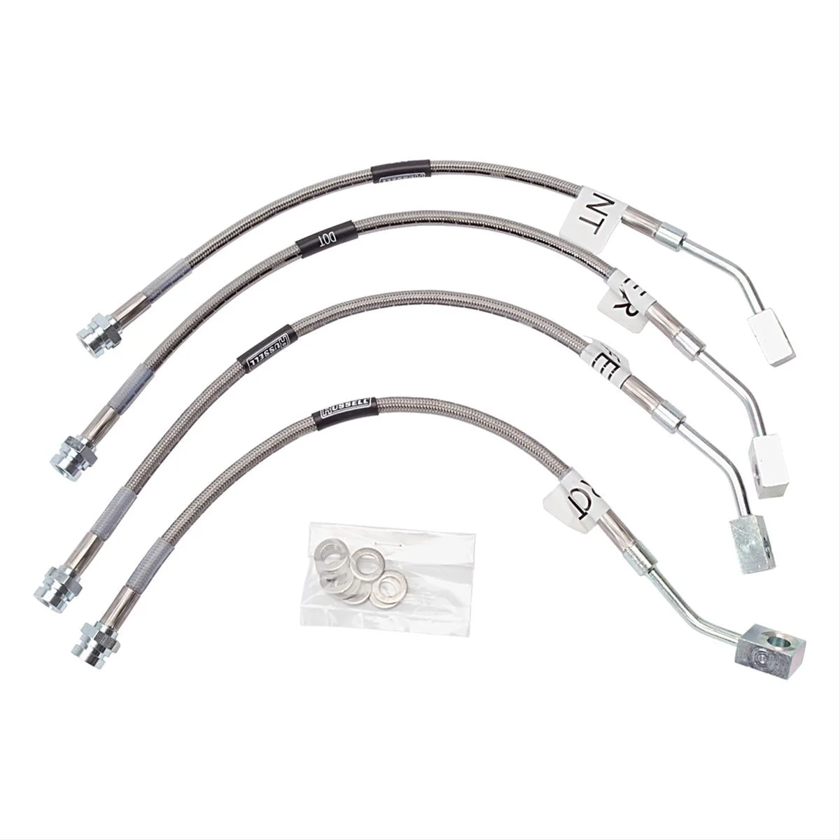 Russel Corvette C5 1997-2004 Braided Brake Line F/R
