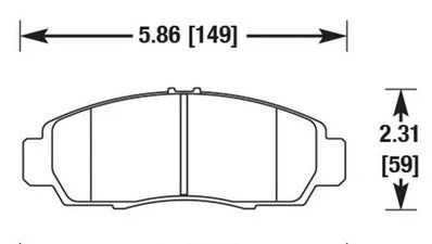 Hawk Performance HB366 Series Brake Pad