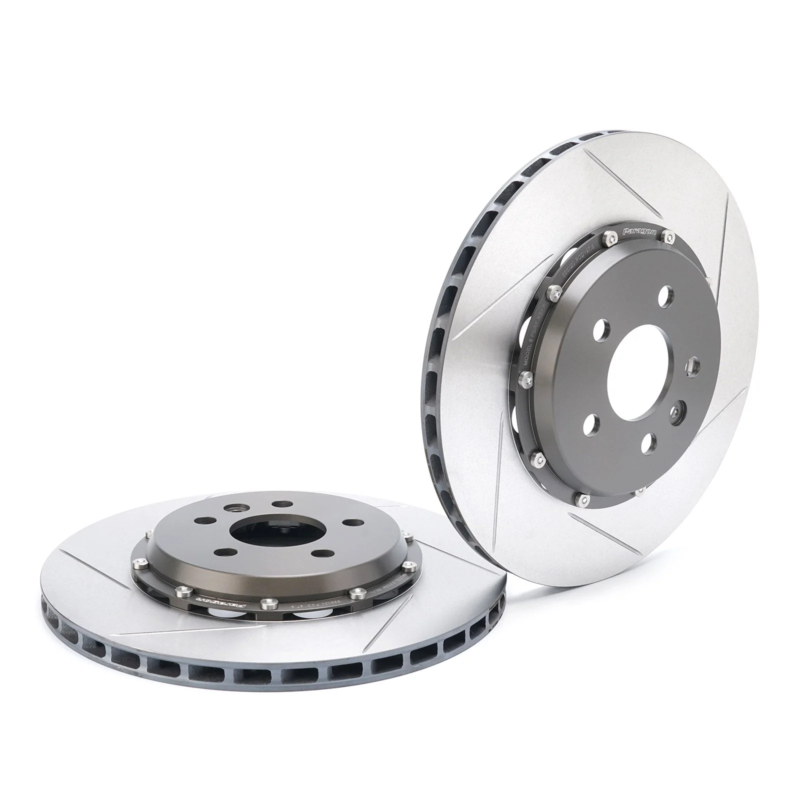 Tesla Model 3 AWD Performance (Rear Pair) Performance 2-Piece Rotors + Optional Pad Bundle