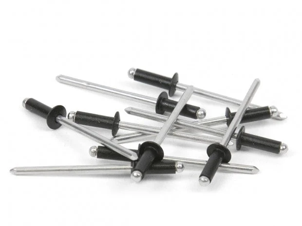 Trackspec Motorsports Louver Hardware Black Rivets