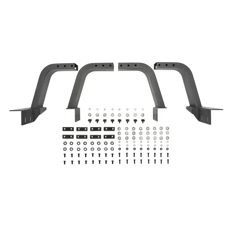 Westin 20-25 Jeep Gladiator Overland Cargo Rack Base - Textured Black