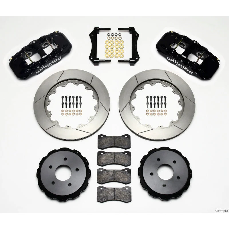 Wilwood AERO4 Rear Kit 14.00in 97-04 Corvette C5/Z06 05-13 C6