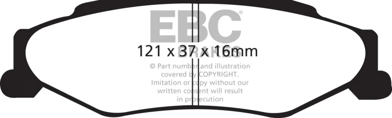 EBC - Rear Redstuff Pad PN DP31160C