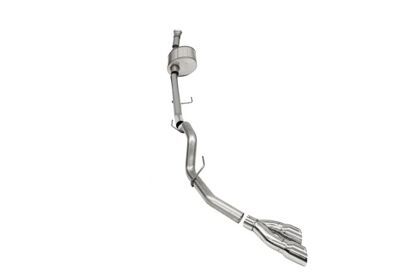 Corsa 2021-2025 Ford F-150 Regular Cab/ 8in Bed 5.0L V8 Xtreme Cat-Back Single Side Exit-Polished