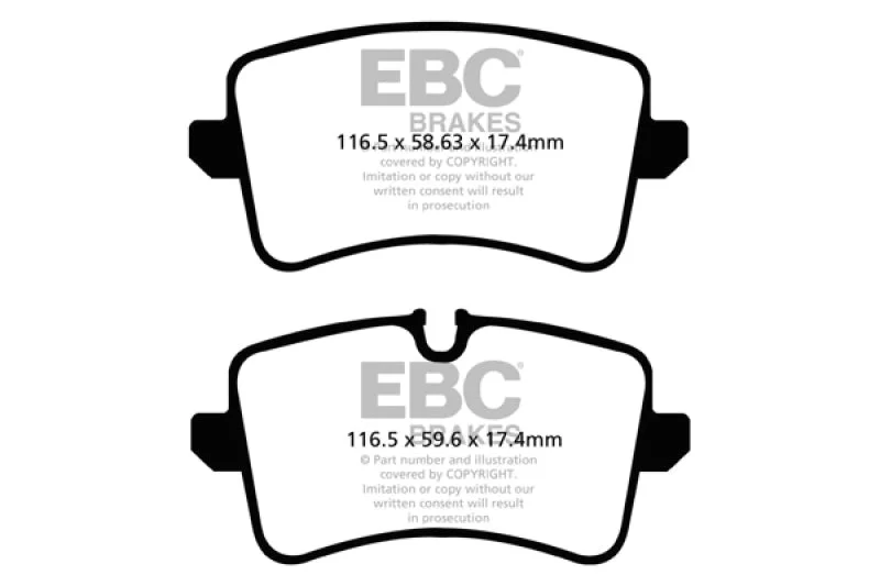 EBC - Rear Greenstuff Pad PN DP22082