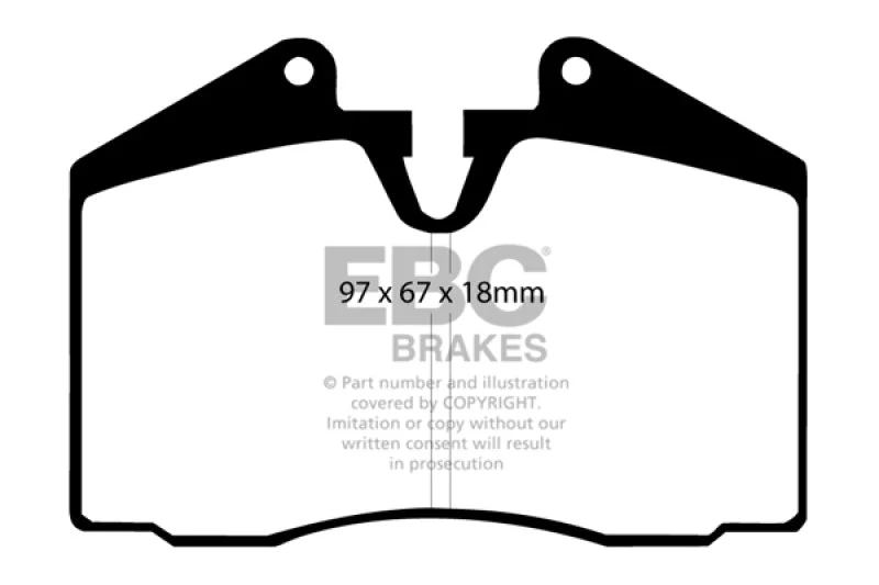 EBC - Front Yellowstuff Pad PN DP4612R