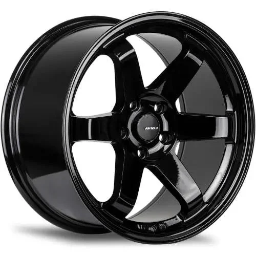 AVID1 AV6 Gloss Black 17x8 | 5x100 (AV0617805C35GBK)