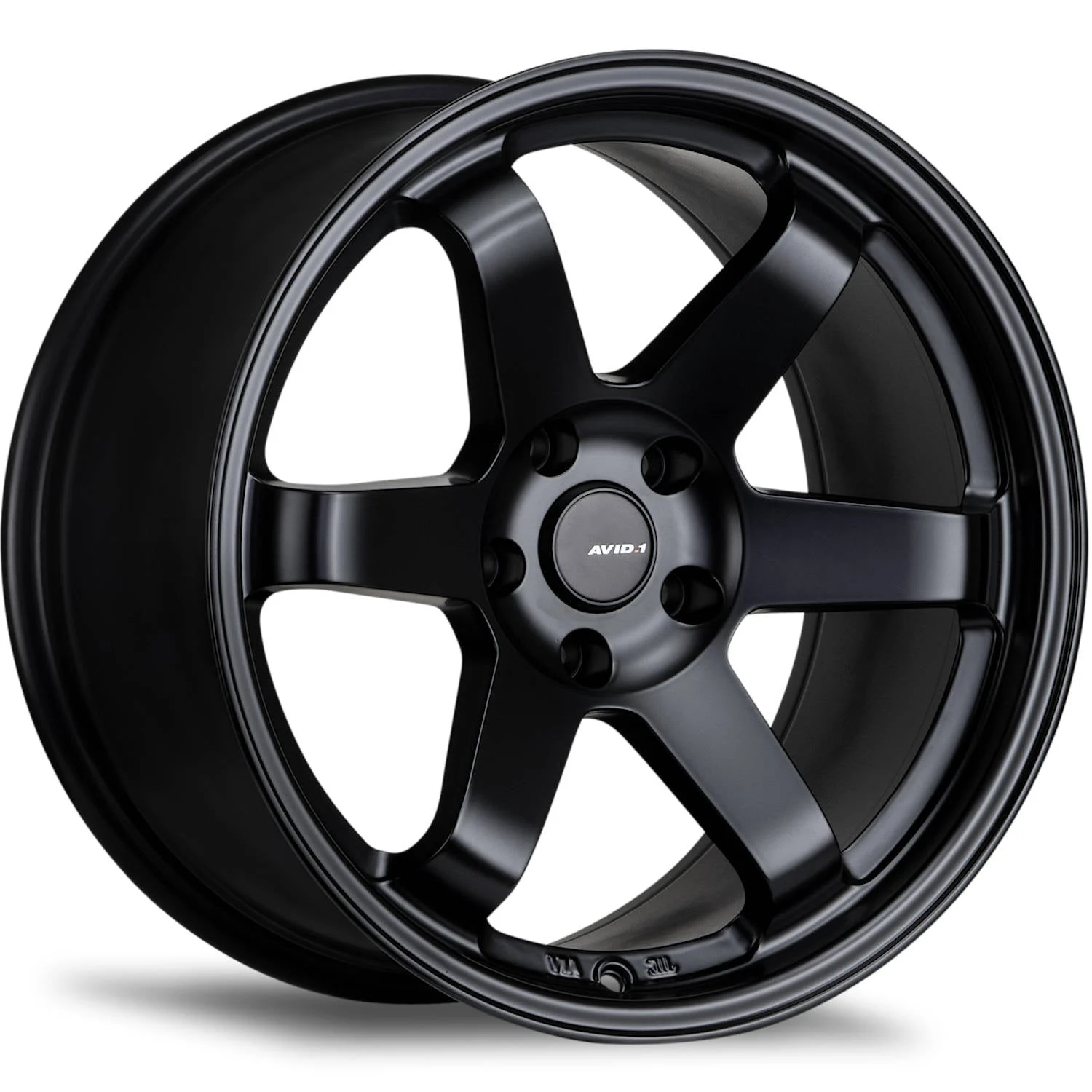 AVID1 AV6 Matte Black 17x8 | 4x100 (AV0617804C35BK)