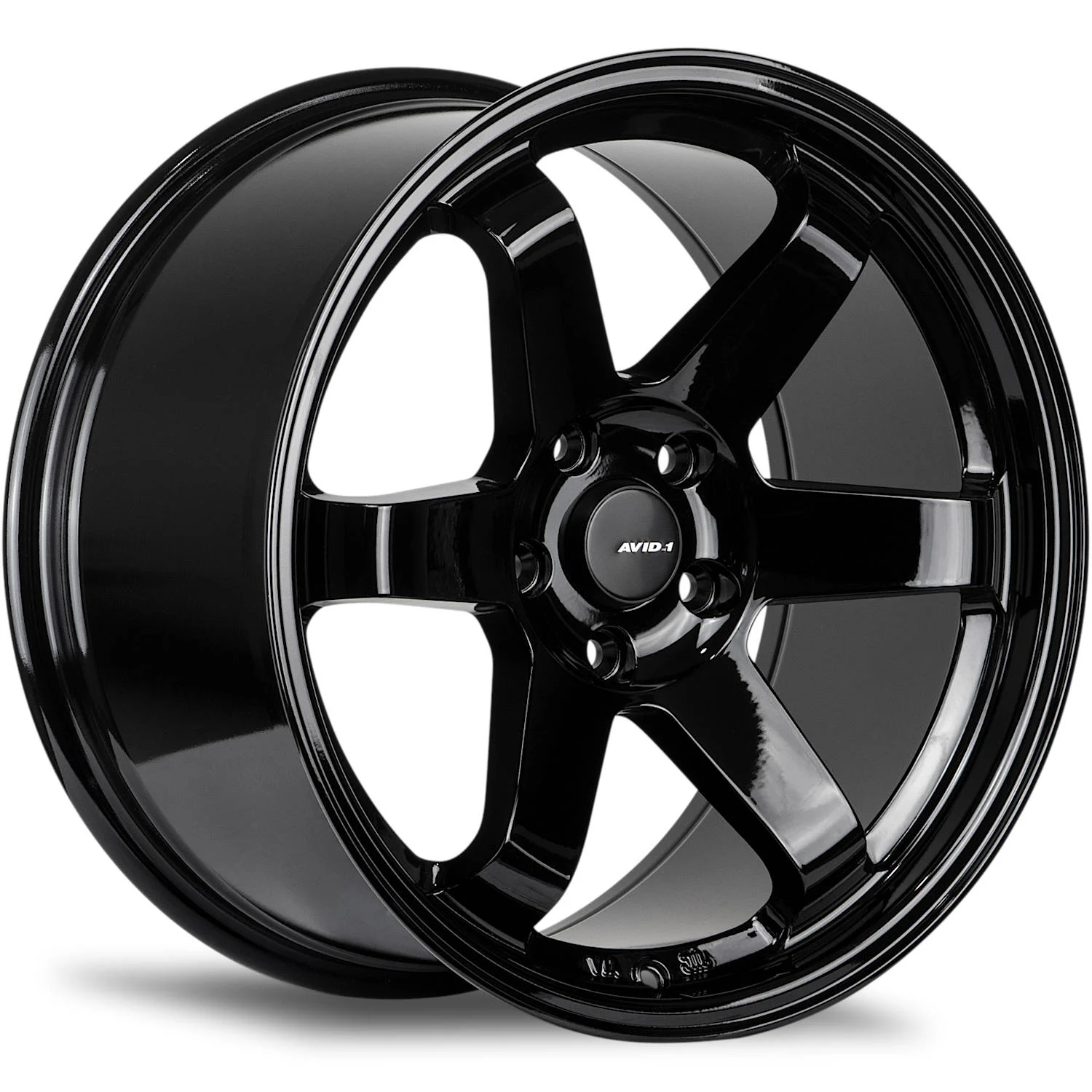 AVID1 AV6 Gloss Black 18x8.5 | 5x114.3 (AV0618855H35GBK)