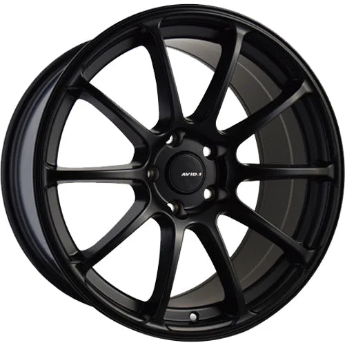 AVID1 AV27 Matte Black 18x9.5 | 5x114.3 (AV2718955H38BK)