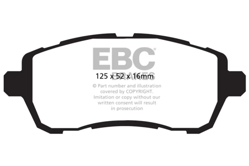 EBC - Front Yellowstuff Pad PN DP42002R