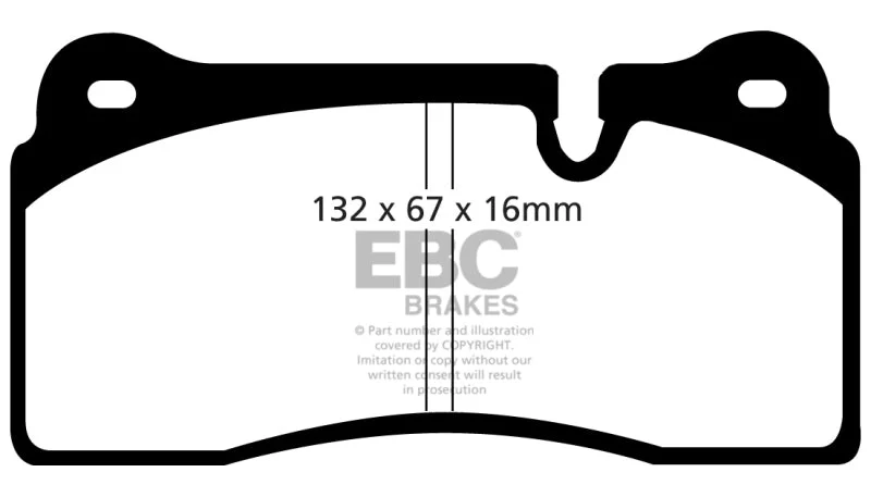 EBC - Rear Redstuff Pad PN DP31127C