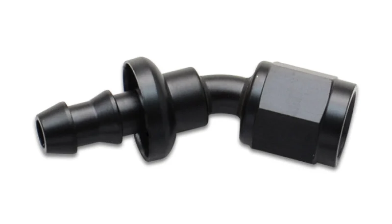 Vibrant Push-On 30 Degree Hose End Elbow Fitting Size -4AN