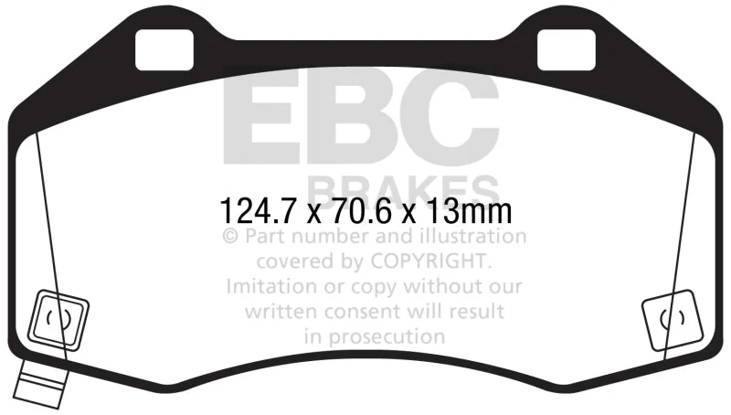 EBC - Front Yellowstuff Pad PN DP42286R