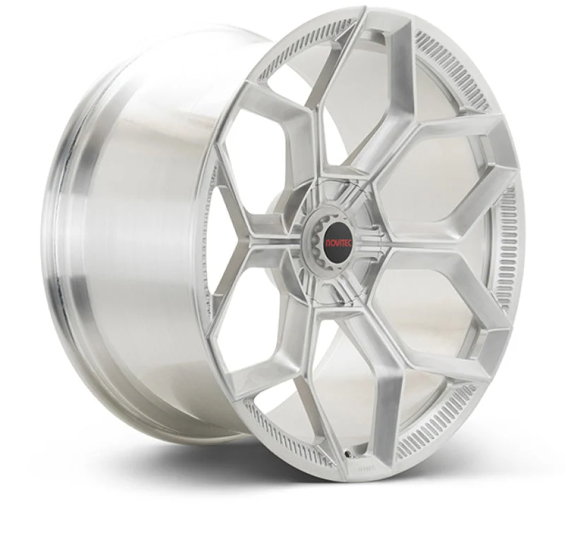 Vossen x Novitec NL5-5L 23x10.5 - 5x130 BP - ET21 - Brushed Gloss Clear Lamborghini Urus Front Wheel