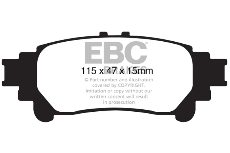 EBC - Rear Yellowstuff Pad PN DP41850R