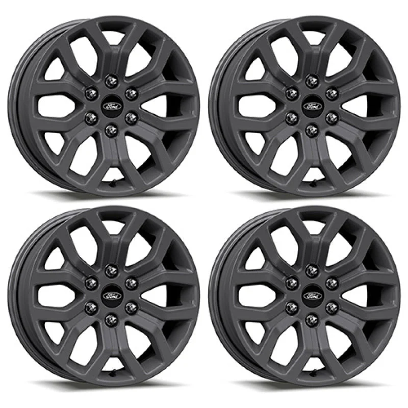 Ford Racing 2024 F-150 18x7.5in Wheel Kit - Matte Gray