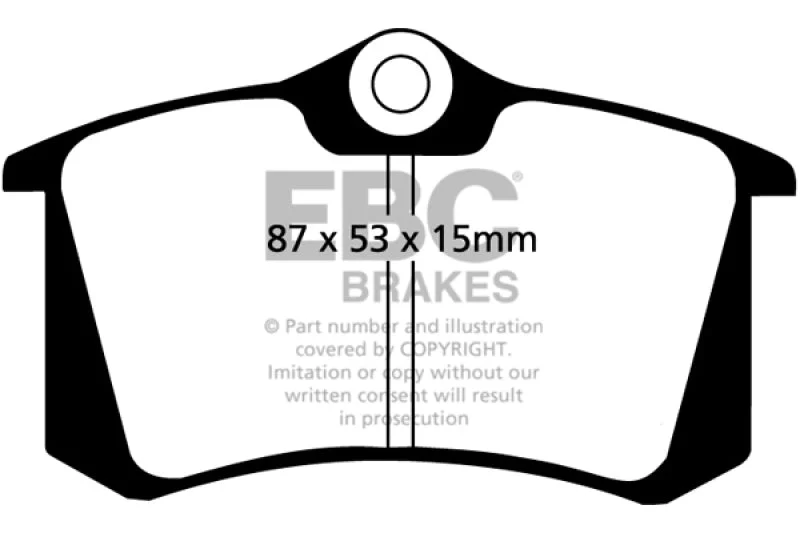 EBC - Rear Yellowstuff Pad PN DP4680R