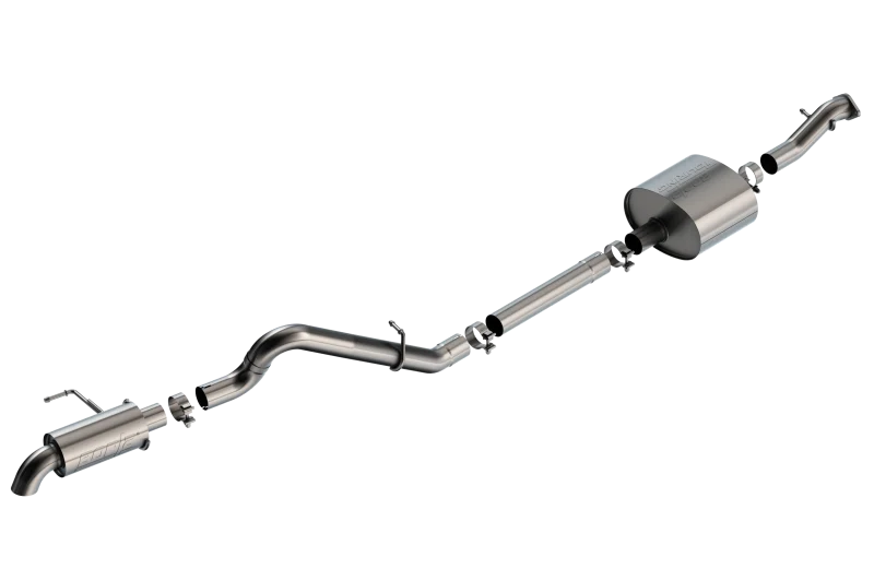 Borla 21-22 Ford Bronco 2.7L 2DR/4DR T-304 Stainless Steel Cat-Back Touring Exhaust - Brushed
