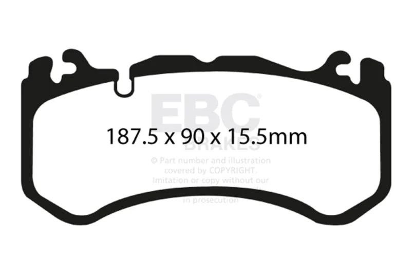 EBC - Front Yellowstuff Pad PN DP41939R