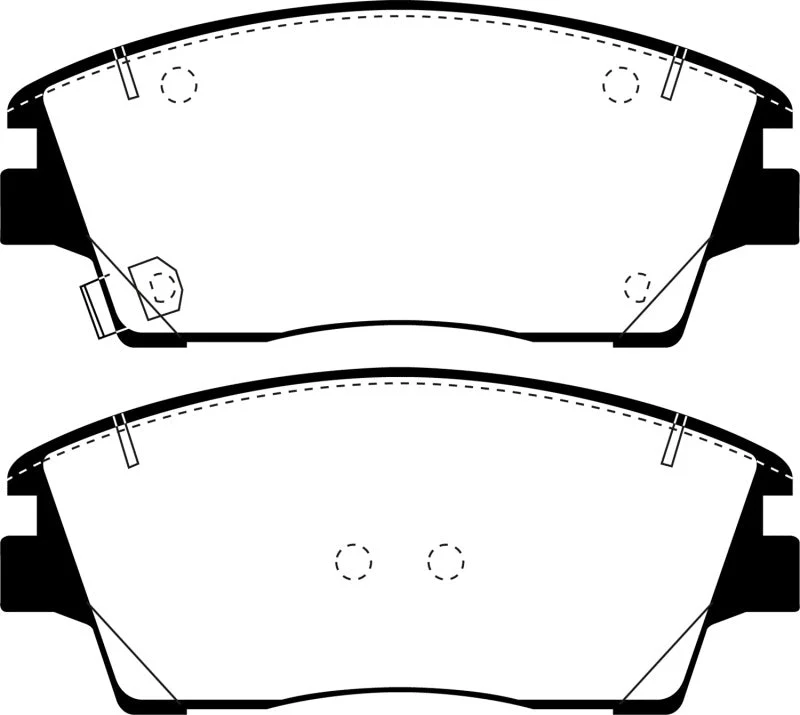 EBC - Front Yellowstuff Pad PN DP43053R