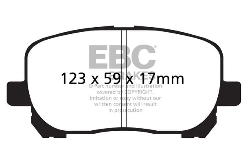 EBC - Front Redstuff Pad PN DP31637C