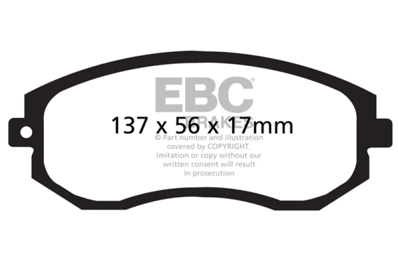 EBC - Front Yellowstuff Pad PN DP41884R