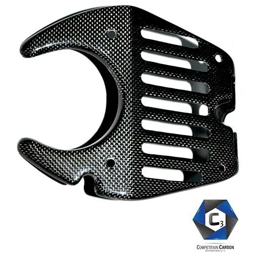 C3 Carbon Ferrari 458 Carbon Fiber Bonnet Latch Cover